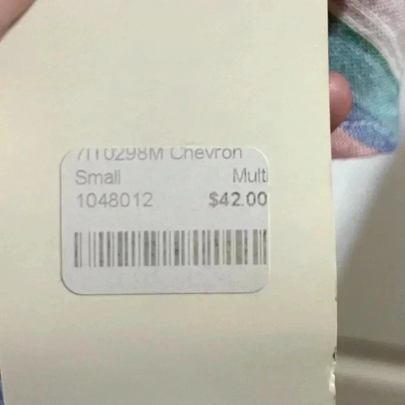 NWT Honey Belle halter tank colorful linen top small - Picture 6 of 9